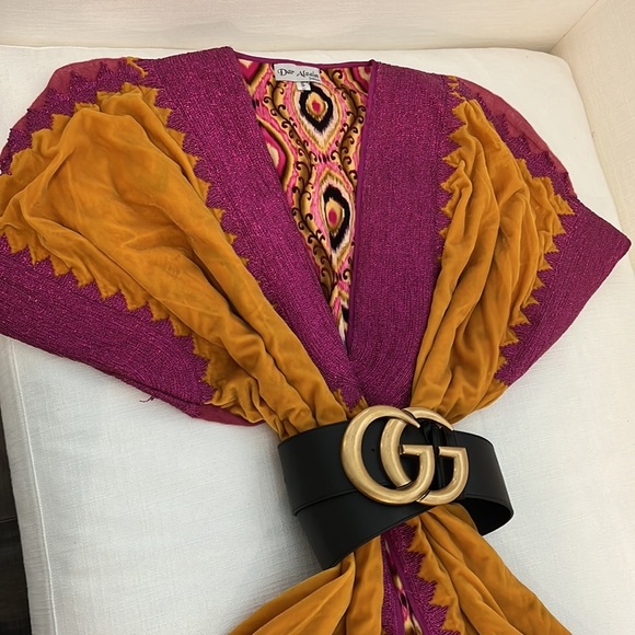 SILKY VELVET MAXI CARDIGAN DRESS FREE SIZE - Picture 7 of 13